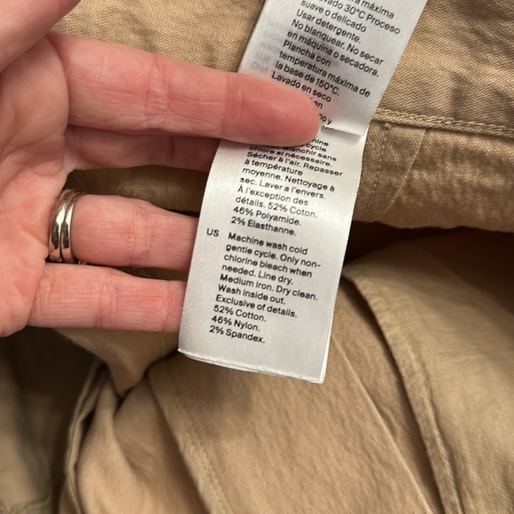 COS women’s regular chino trouser pants khaki jeans straight leg size 8 - Picture 10 of 10